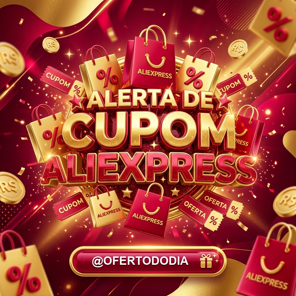 Arte de cupom da AliExpress